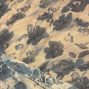 Chan Luu Floral Scarf - like new